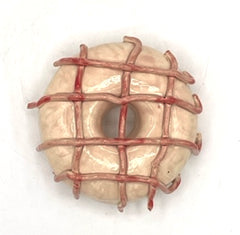 Cherry Grid Donut