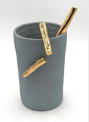 Gold Bar Vase