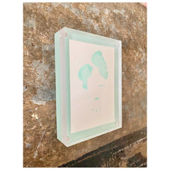 Little Seafoam Green Lady IV