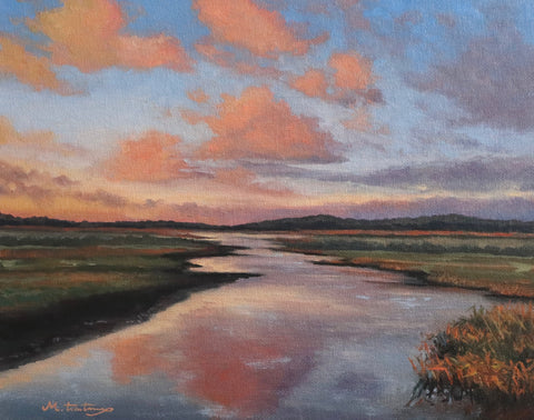 Marsh at Sunset II