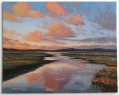 Marsh at Sunset II