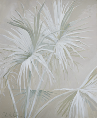 Taupe Palms Print