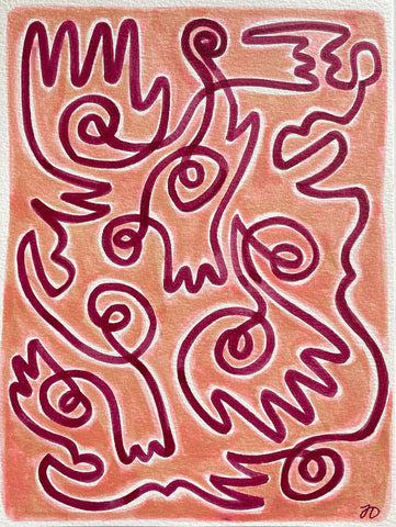 Fingers and Faces on Paper 4