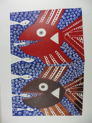 Red & Brown Fish