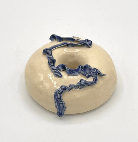 Blue Ribbon Wall Donut
