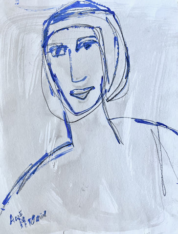 Figure in Blue II