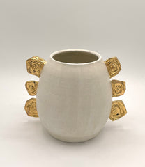 Gold Medallion Vase