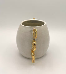 Gold Medallion Vase