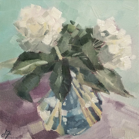 White Hydrangeas