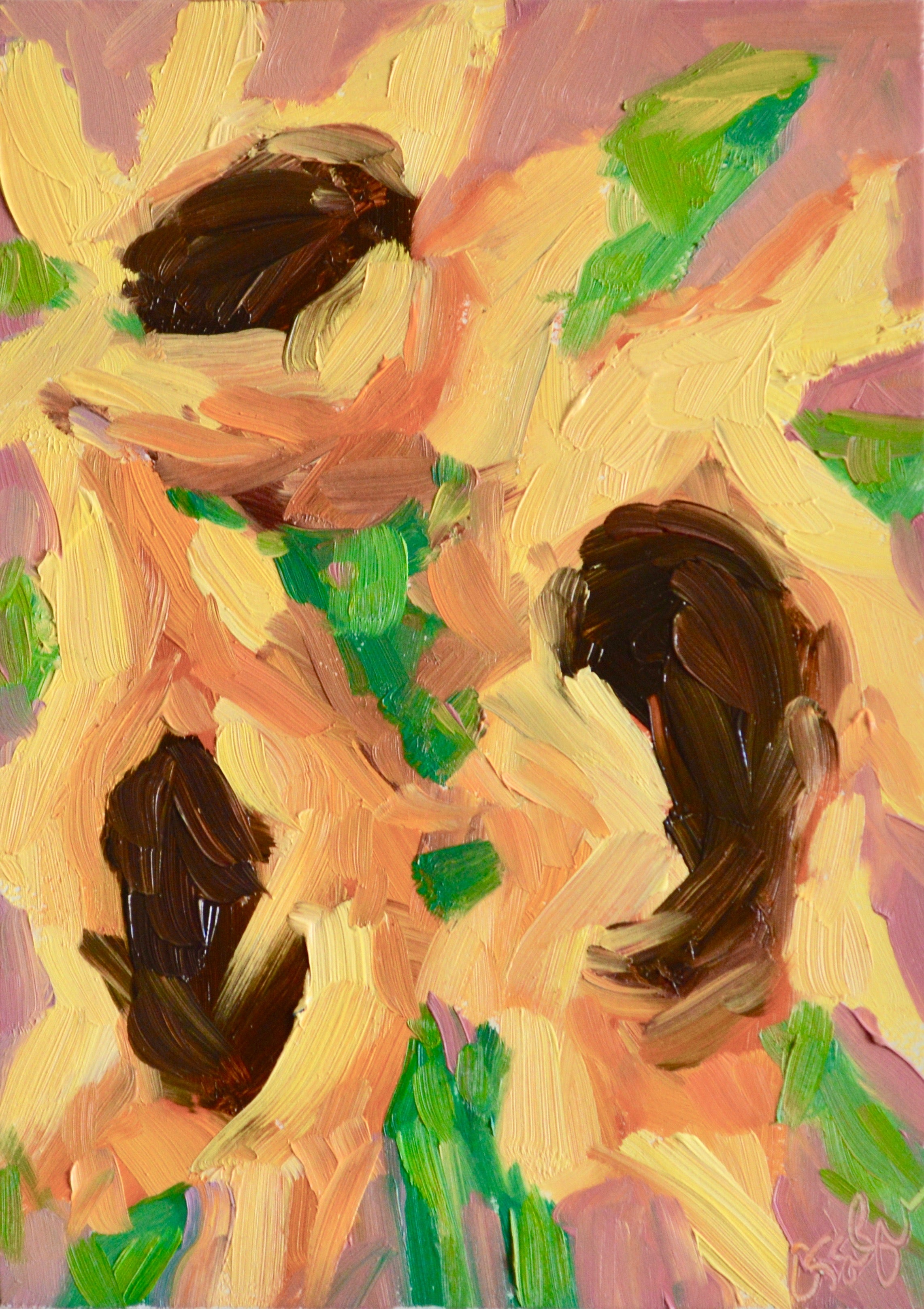 Sunflowers Smiling