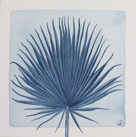 Indigo Palm Frond