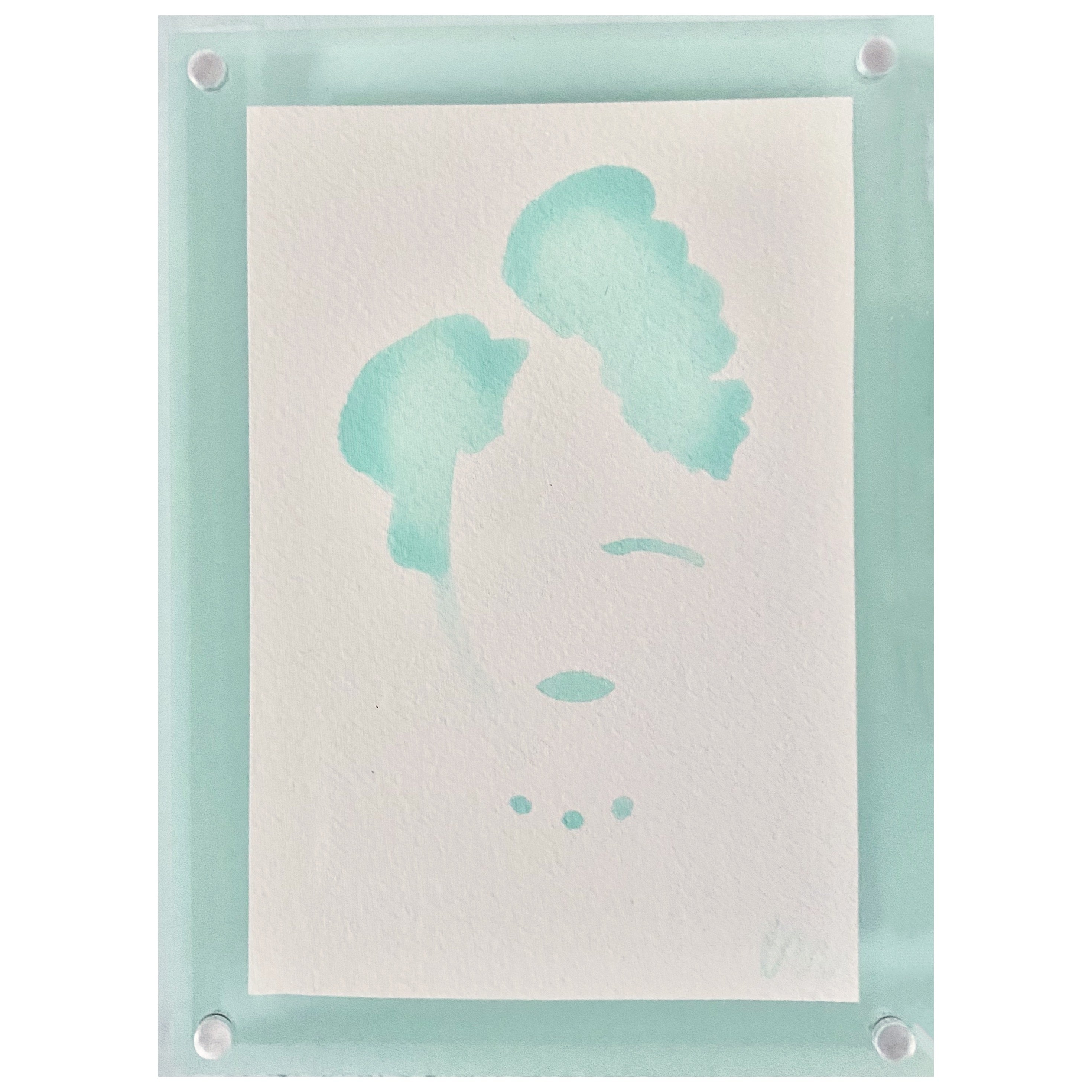 Little Seafoam Green Lady IV