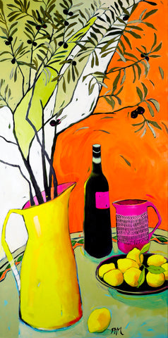 Olive Branch and the Yellow Pitcher