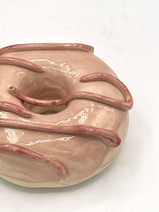 Pink Drizzle Wall Donut