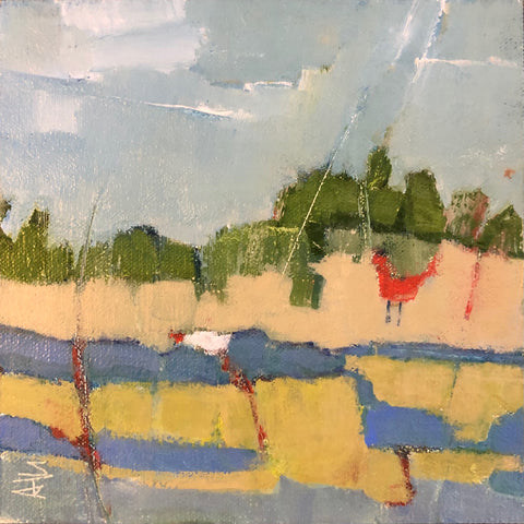 Red Rooster, White Hen