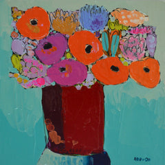 Red Vase