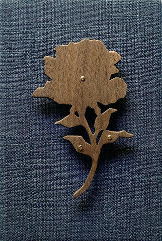 Single Stem Rose (Walnut) 4