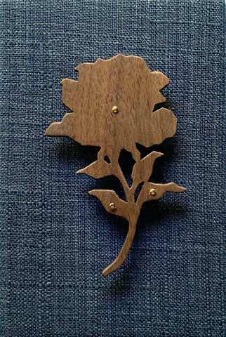 Single Stem Rose (Walnut) 13