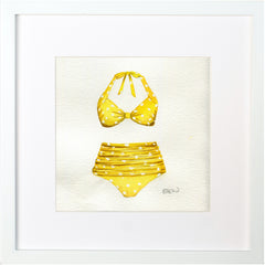 Yellow Polka Dot Bikini