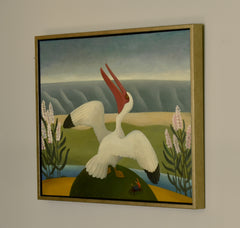 Pelican With Sweetgrass