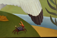 Pelican With Sweetgrass