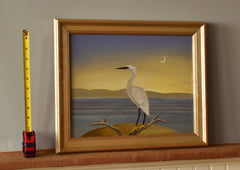 Egret at Dusk