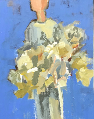 Woman with Bouquet